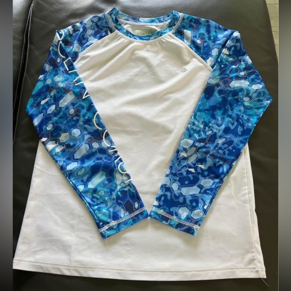 Boy’s Swim Trunk and Rash Guard Set Size 14/16 - Picture 2 of 3